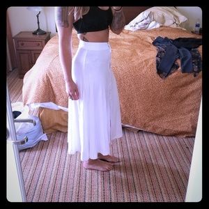 Midi skirt high waist